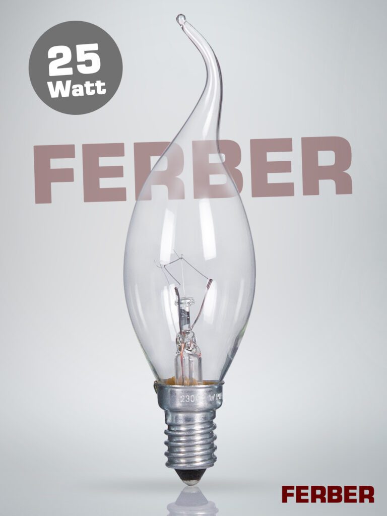 Kerze Windstoß 25 Watt