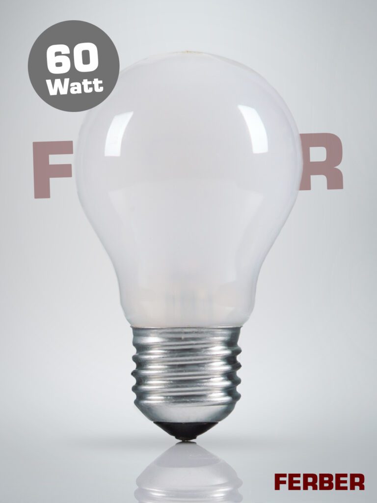 Glühlampe 60 Watt matt