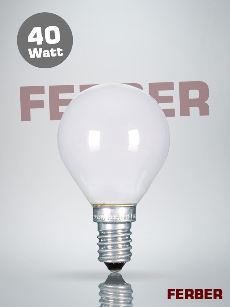 Illulampe 40 Watt matt E14