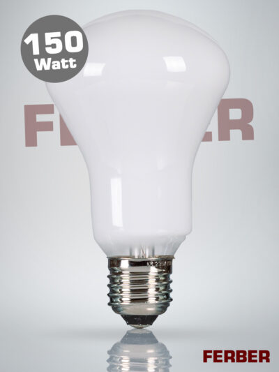 Pilzlampe 150 Watt opal