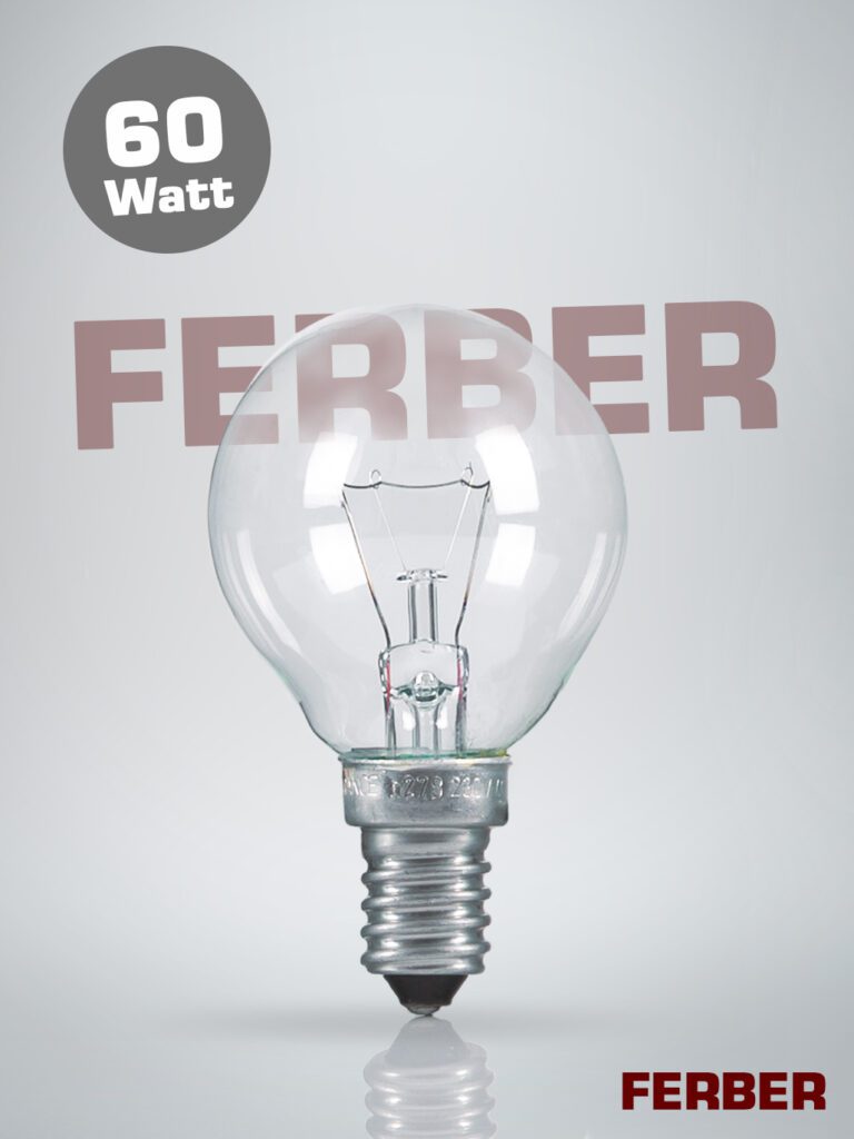 Illu 60 Watt klar E14