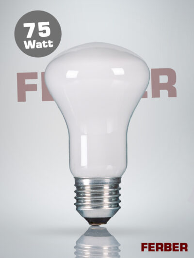 Pilzlampe 75 Watt opal