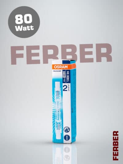 Halogenstab R7s  80 Watt Osram