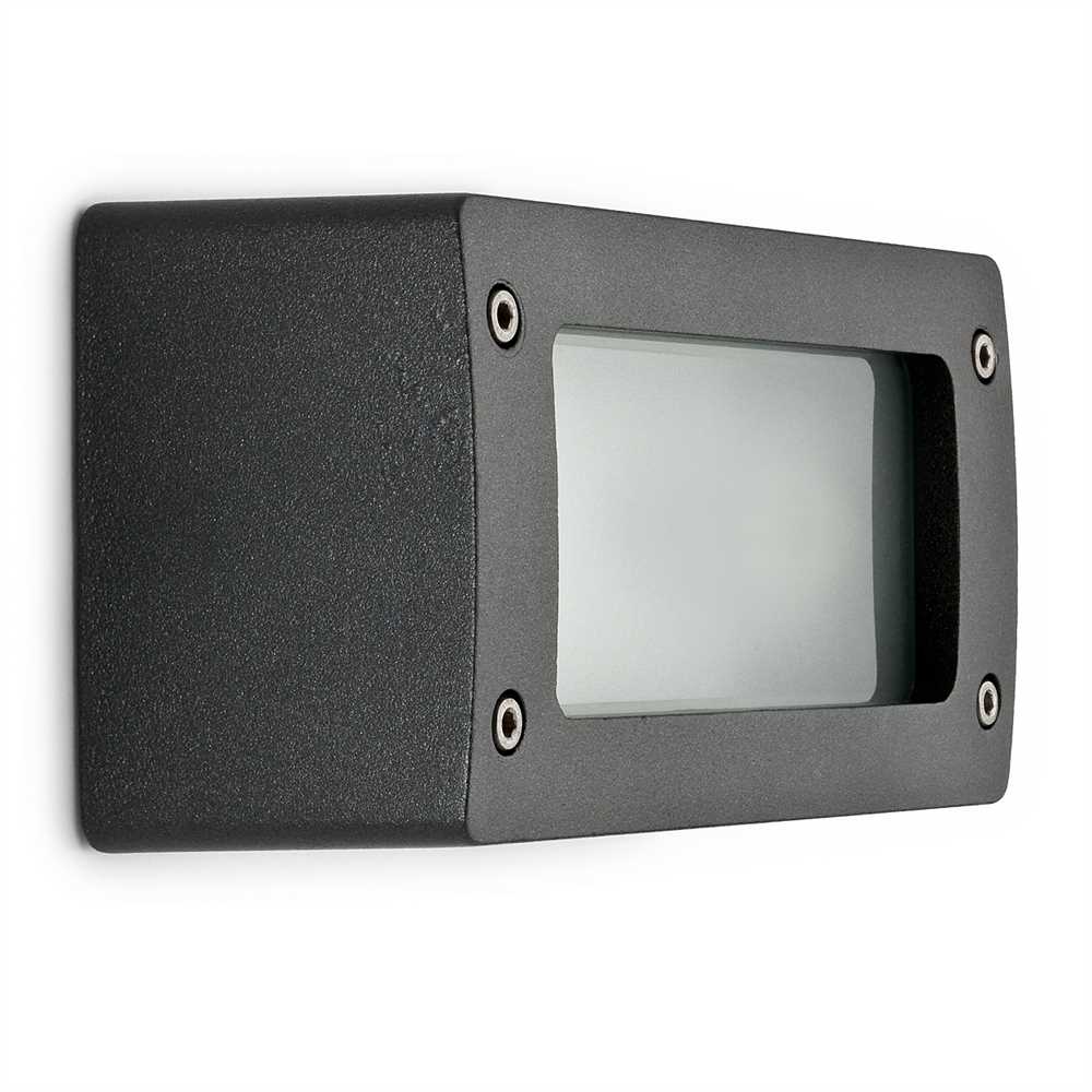 Außenleuchte Aluminium Block graphit