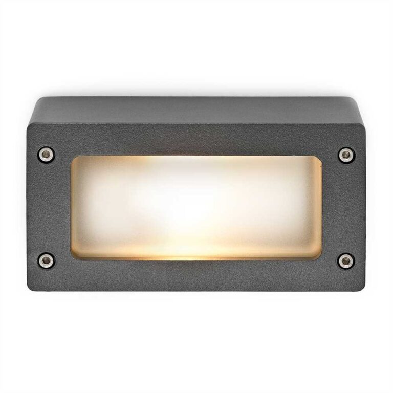 Außenleuchte Aluminium Block graphit