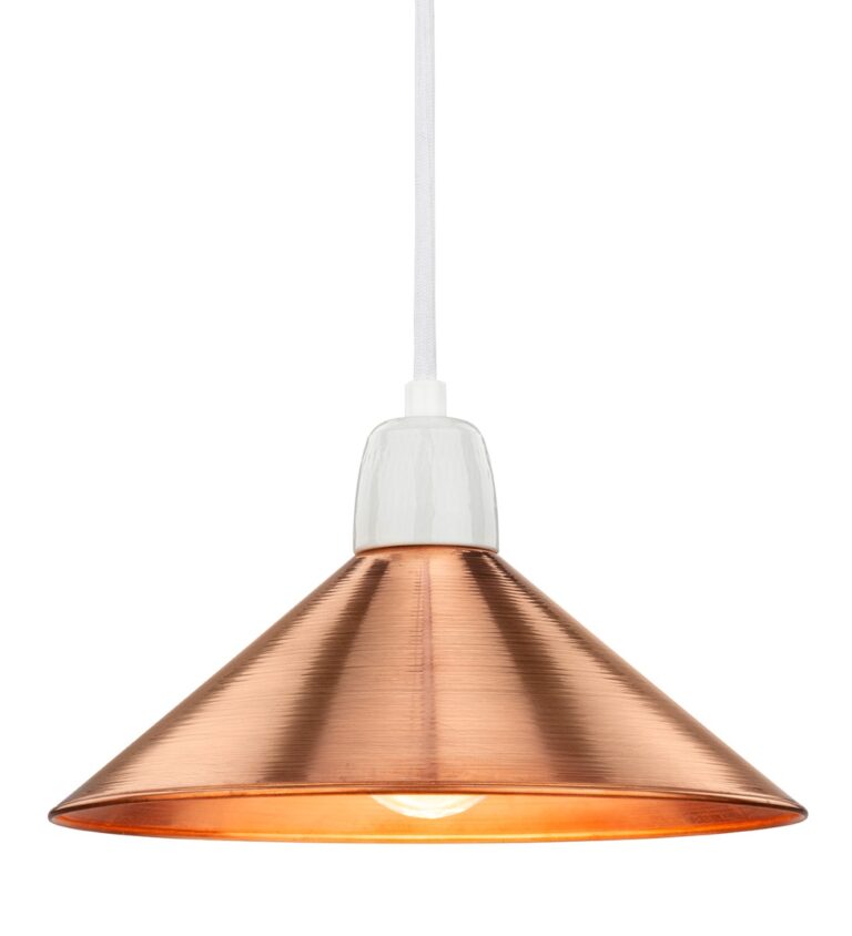 Hängeleuchte THPG MINIMAL 1 Porzellan Kupfer