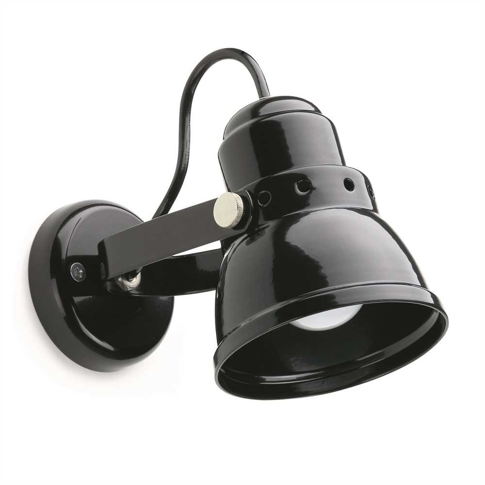 Wandstrahler THPG klein schwarz