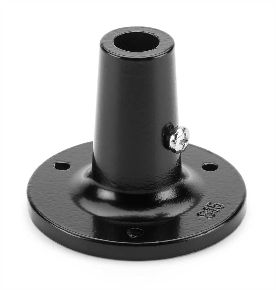 Tischmontagefuß RIMSA Schwarz