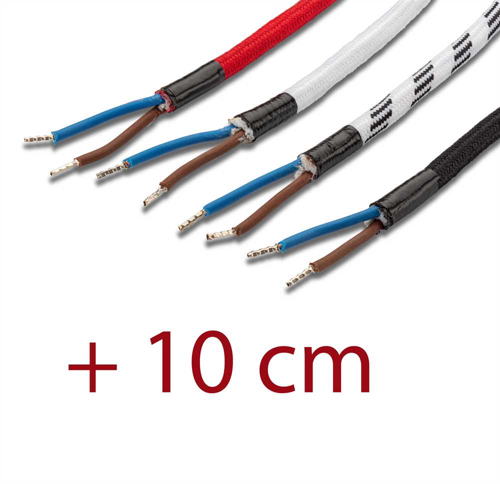 Verlängerung Leuchtenkabel 10 cm