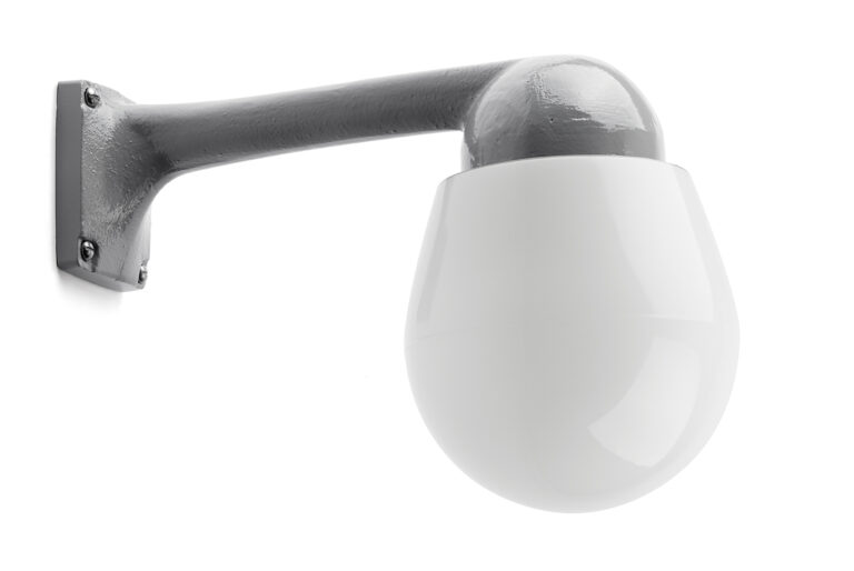 Glas Tropfen opal für Außenleuchte Aluminiumguss