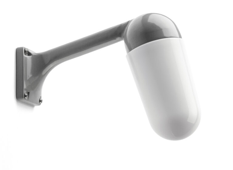 Zylinderglas opal für Außenleuchte Aluminiumguss