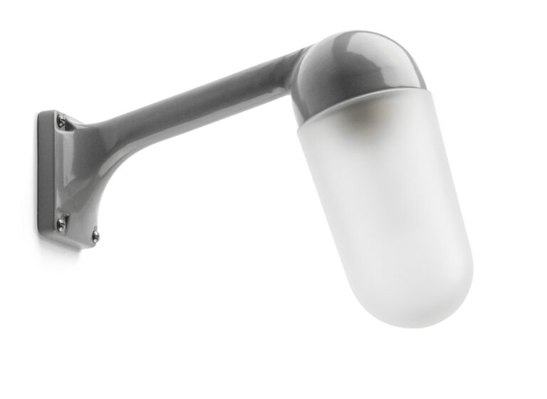 Zylinderglas matt für Außenleuchte Aluminiumguss