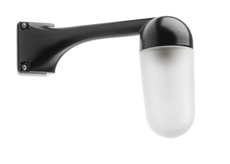 Zylinderglas matt für Außenleuchte Aluminiumguss