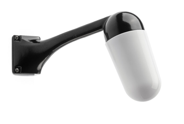 Zylinderglas opal für Außenleuchte Aluminiumguss