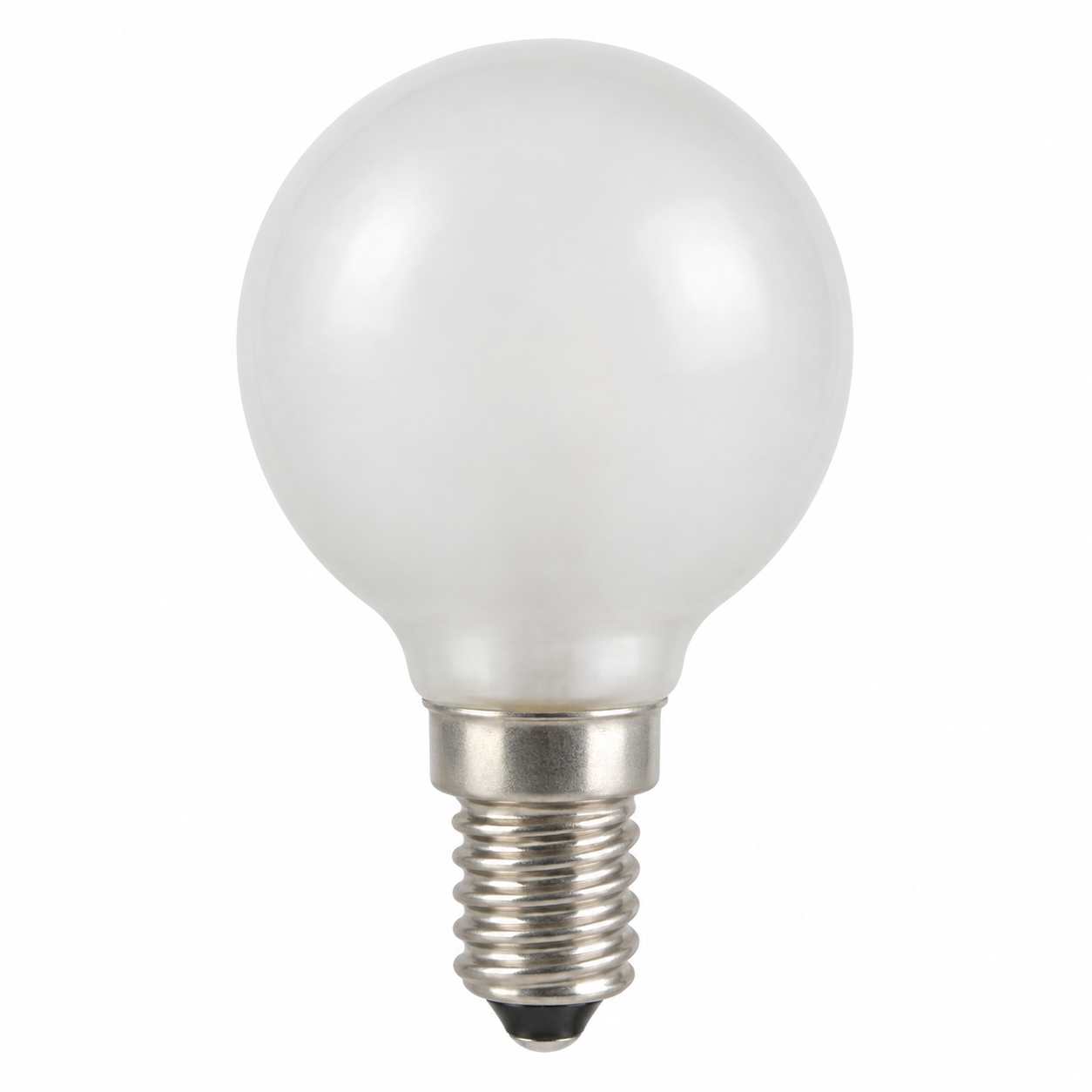 Matte Tropfenlampe mit E14-Sockel