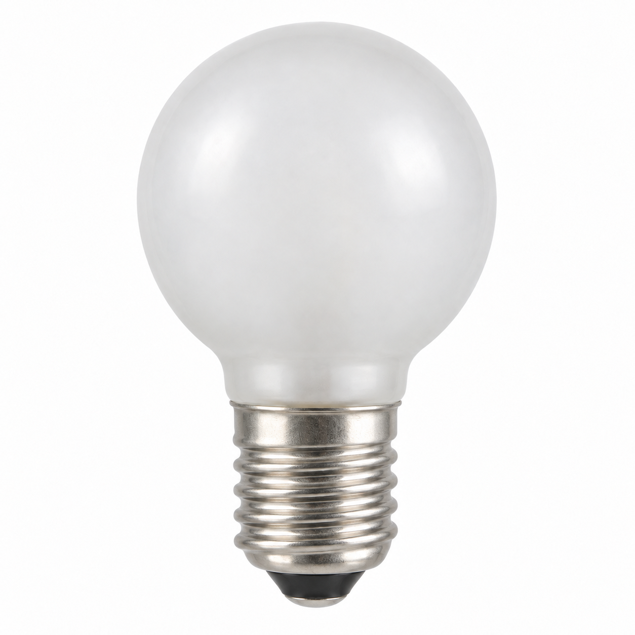 Matte Tropfenlampe mit E27-Sockel
