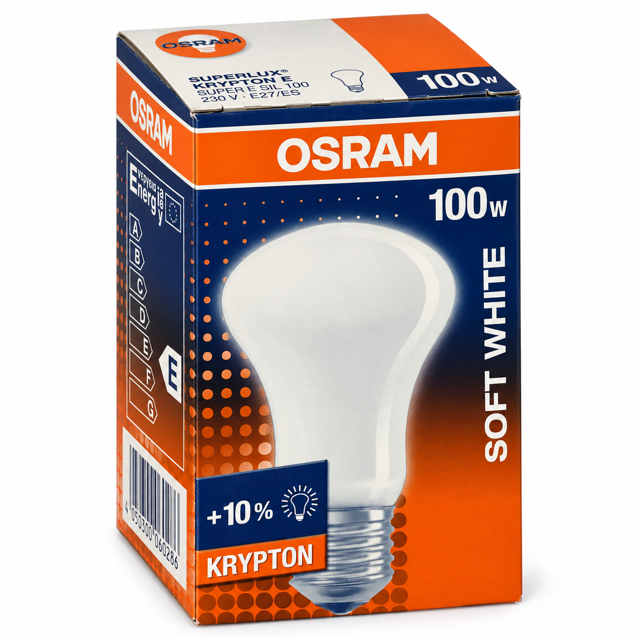 OSRAM SUPERLUX 100 Watt – Verpackung in Seitenperspektive