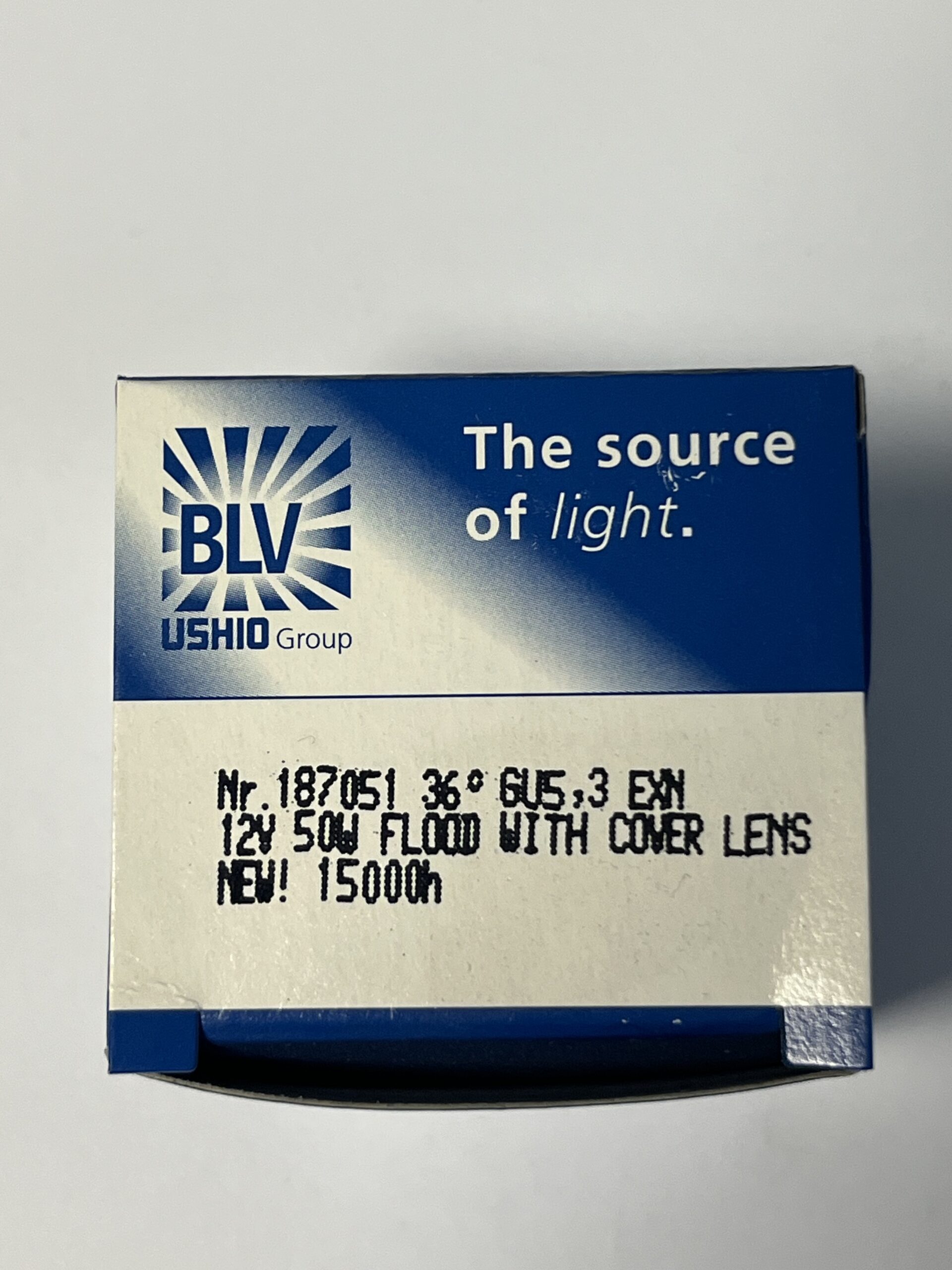BLV 187051 Original-Packungsangaben – 50 W, 12 V, GU5.3, 36 Grad