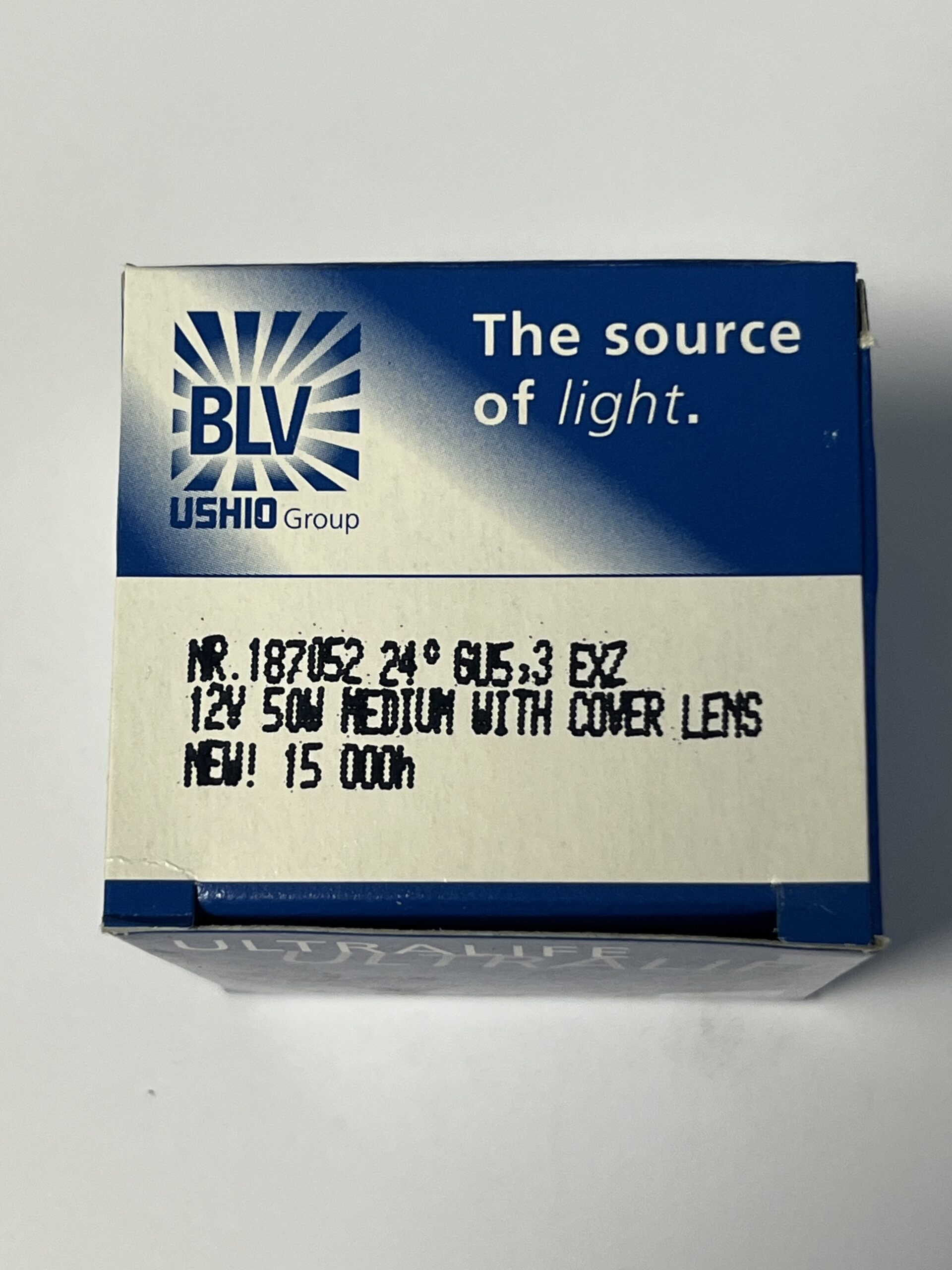 BLV 187052 Original-Packungsangaben – 50 W, 12 V, GU5.3, 24 Grad