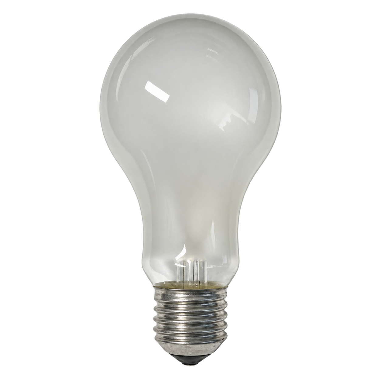 Matte Glühlampe mit E27-Sockel